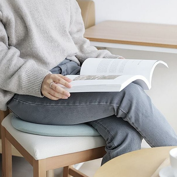 수험생 메모리 폼 방석 사무용 원형 메모리 폼 방석 복원력 - 메인 이미지