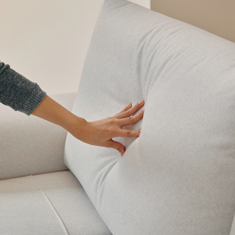 [에싸] 키보 3.5인 스윙기능 패브릭 소파(리브)(카시미라, 크라비츠 옵션)