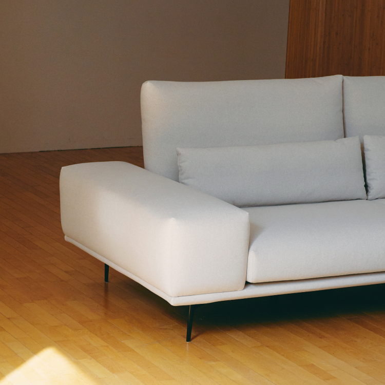 [에싸] 키보 3.5인 스윙기능 패브릭 소파(리브)(카시미라, 크라비츠 옵션)