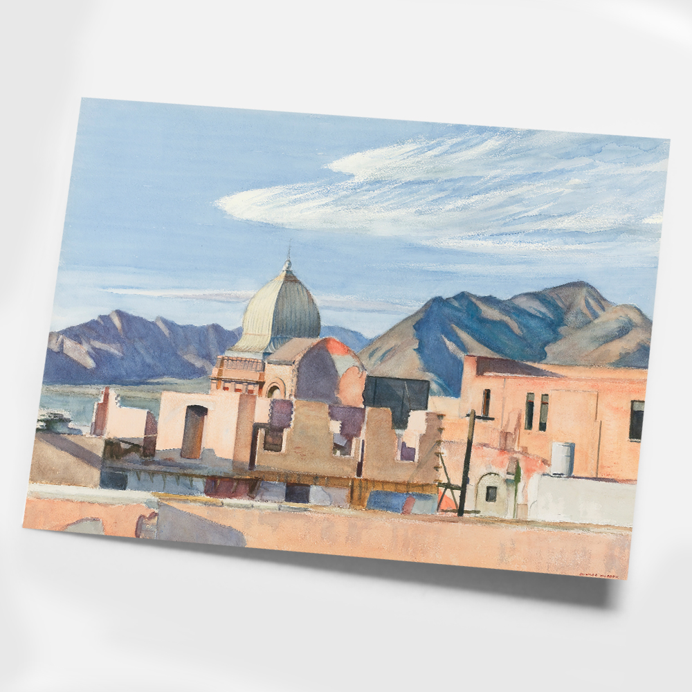 에드워드 호퍼 인테리어 그림 액자 포스터 명화 Construction in Mexico 1946 - 상세 이미지 3