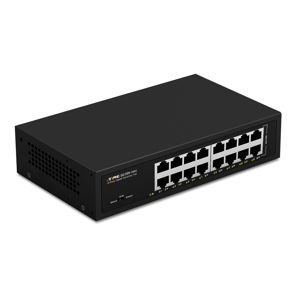 ipTIME SG16N-MINI 16포트 기가인터넷 스위칭허브 랜포트 사무실 네트워크 - 상세 이미지 3