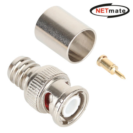 강원전자 강원전자 넷메이트 BNC 7C 압착 커넥터(50ohm/낱개) NM-BNC24