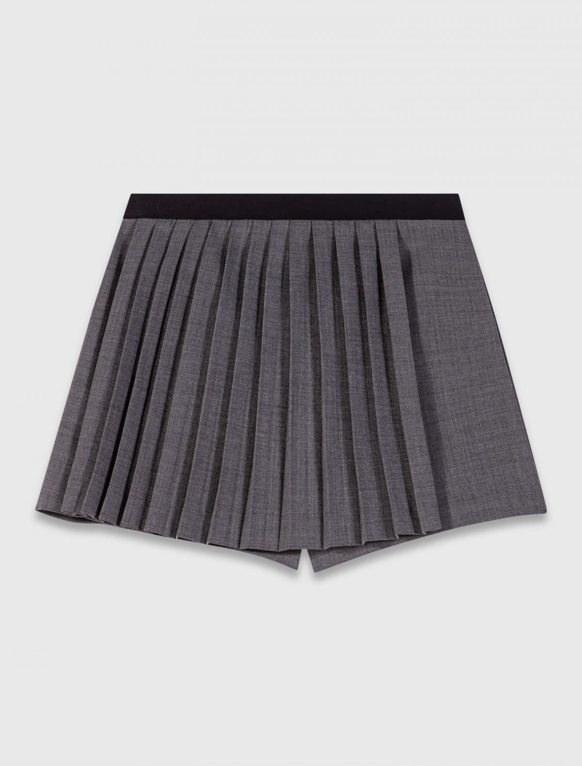 마쥬 플리츠 테크니컬 미니 플리츠 하프 팬츠 3661601978289 GRAU - 상품 이미지