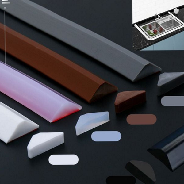 주방 싱크대 물막이 화장실 실리콘 물막이 넘침 방지 2M