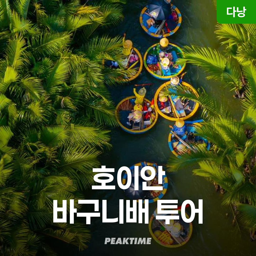 다낭 호이안 투어 올드타운 바구니배 마사지 야시장 소원배 일일투어 단독투어