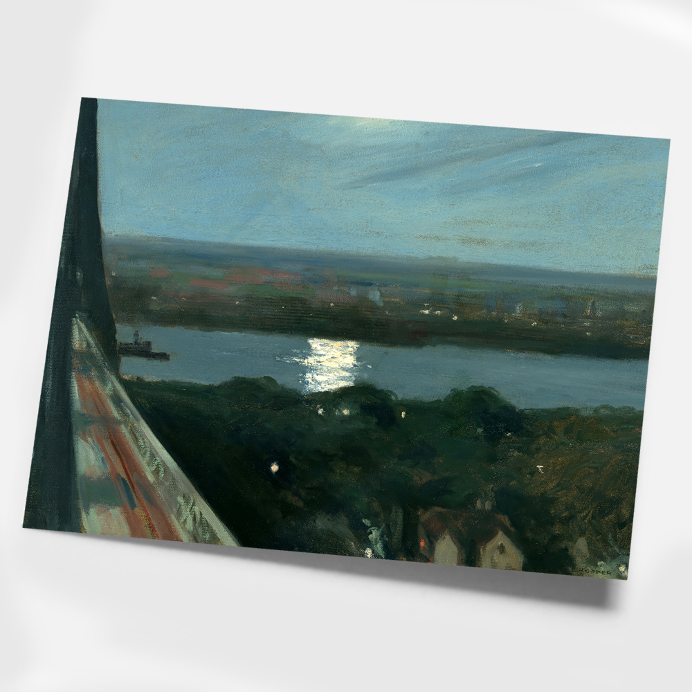 에드워드 호퍼 인테리어 그림 액자 포스터 명화 Blackwell's Island 1911 - 상세 이미지 3