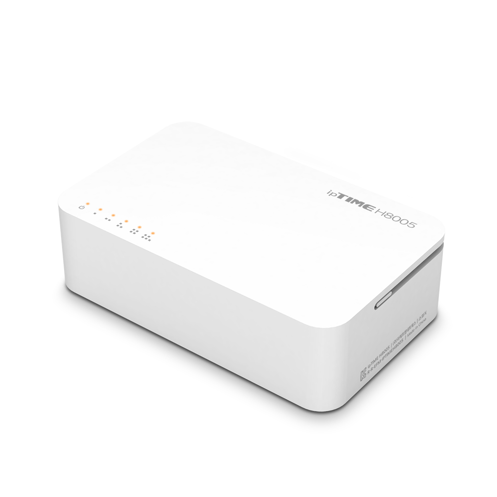 ipTIME H8005 5포트 스위칭허브 100Mbps 유선허브 인터넷 랜포트 소형 - 상세 이미지 4