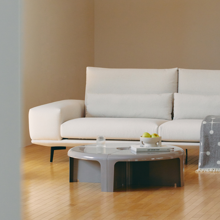 [에싸] 키보 3.5인 스윙기능 패브릭 소파(리브)(카시미라, 크라비츠 옵션)