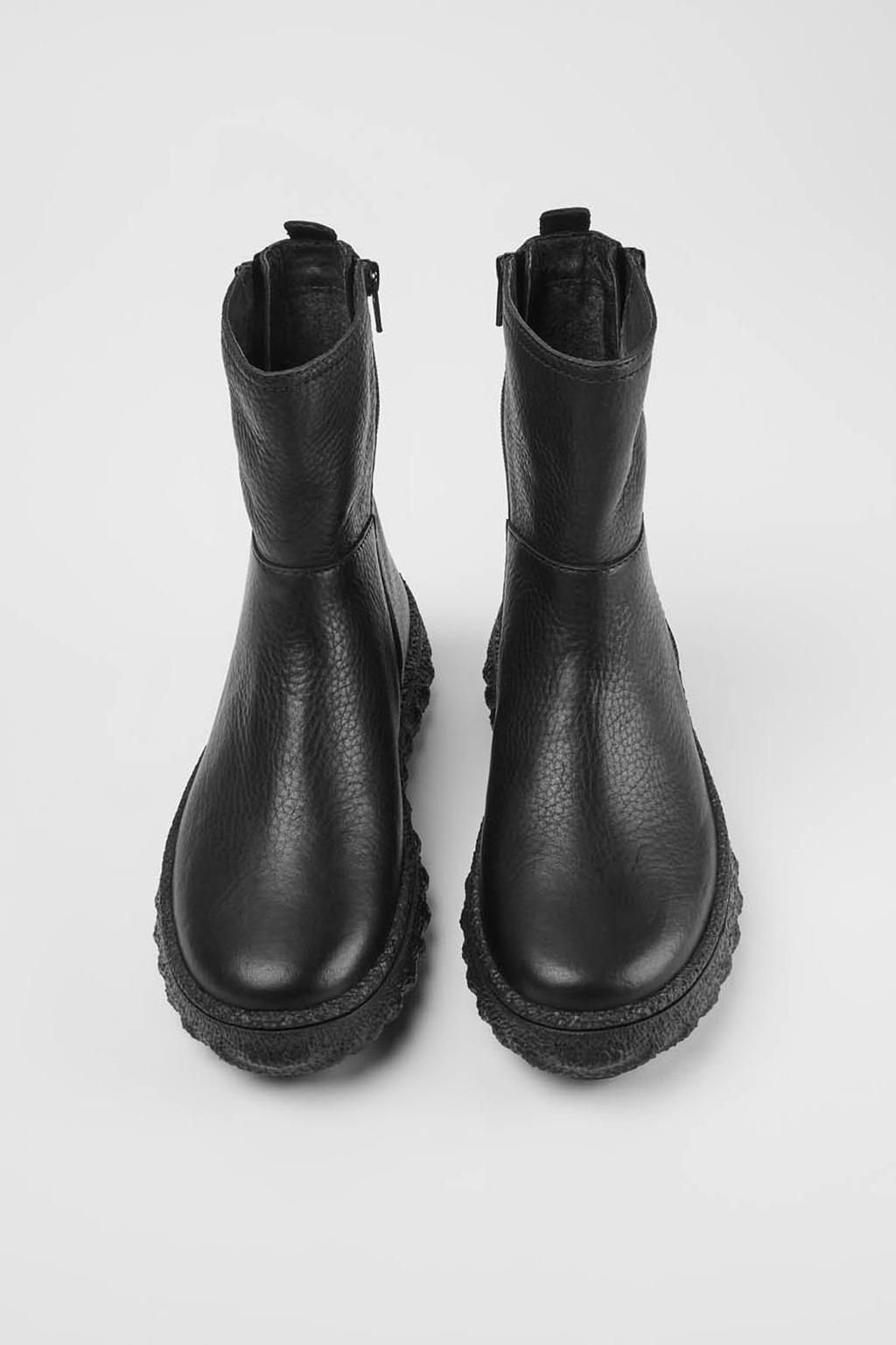캠퍼 테크니컬 블랙 미들부츠 Ground K400462-001 BLACK - 상세 이미지 4