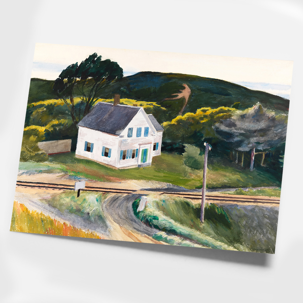 에드워드 호퍼 인테리어 그림 액자 포스터 명화 Captain Kelly's House 1931 - 상세 이미지 3