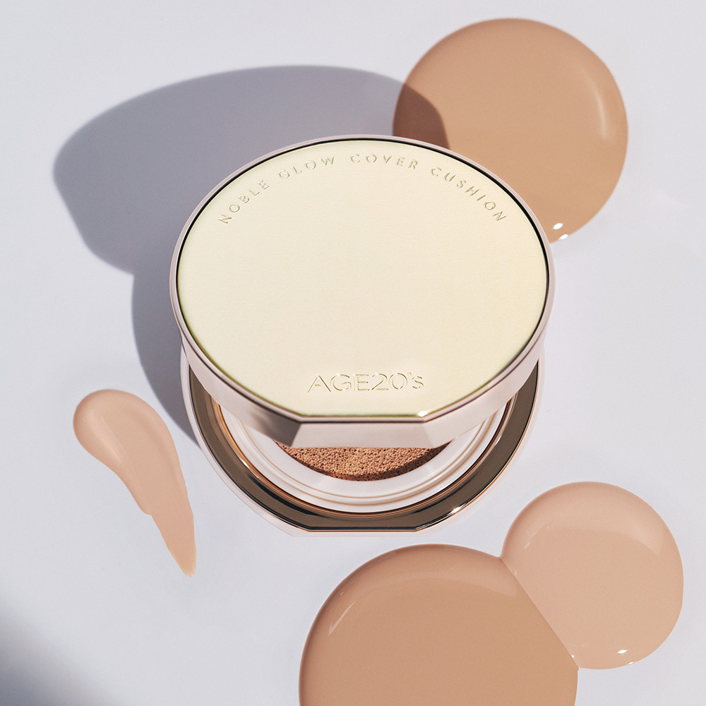 에이지투웨니스 노블 글로우 커버 쿠션 12g 본품+리필(+퍼프2매,클렌징티슈10매) (SPF40+ PA+++)