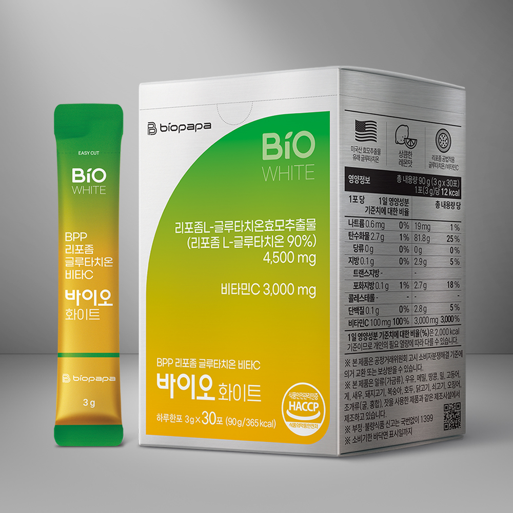 바이오파파 BPP 리포좀 글루타치온 비타C 바이오 화이트 함량 150mg 90g, 1개 제품 이미지