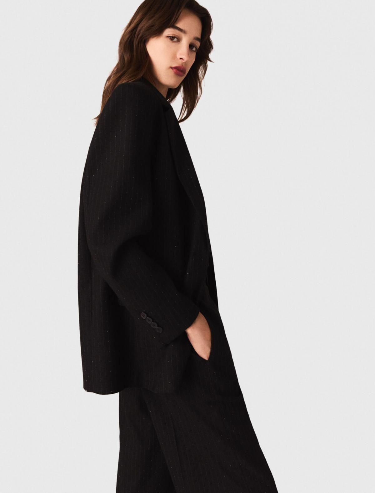 마쥬 스트라스 테일러드 블랙 재킷 3661601993435 SCHWARZ - 상세 이미지 3