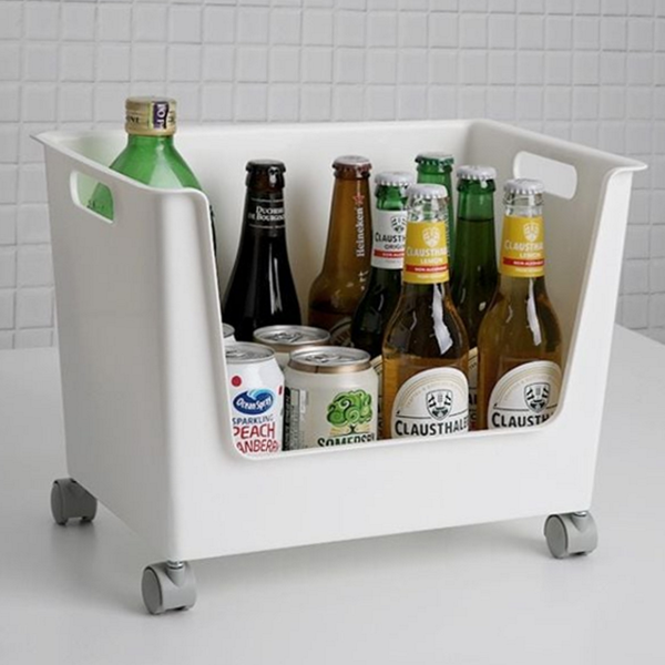 다용도 틈새 수납함 달린 바퀴 수납함 정리함 수납 용품