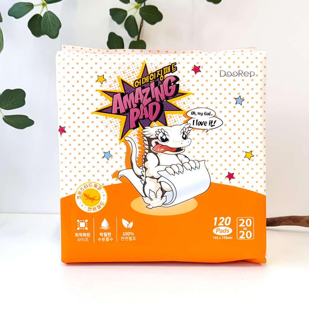 두렙패드 크레 도마뱀 바닥재 두렙 어메이징패드 2020 사육장