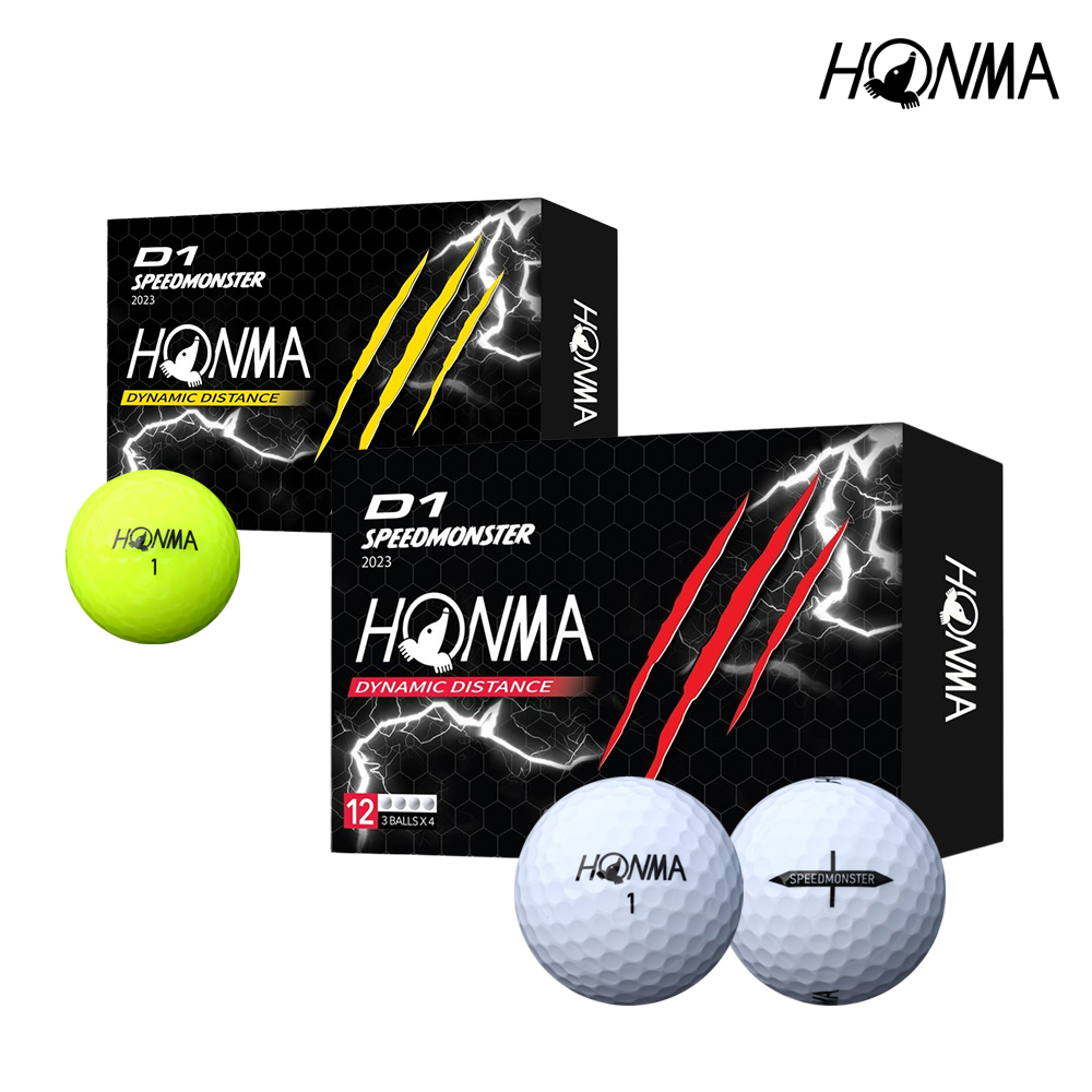 [3더즌/36알]혼마골프 D1 스피드 몬스터 골프공 3피스