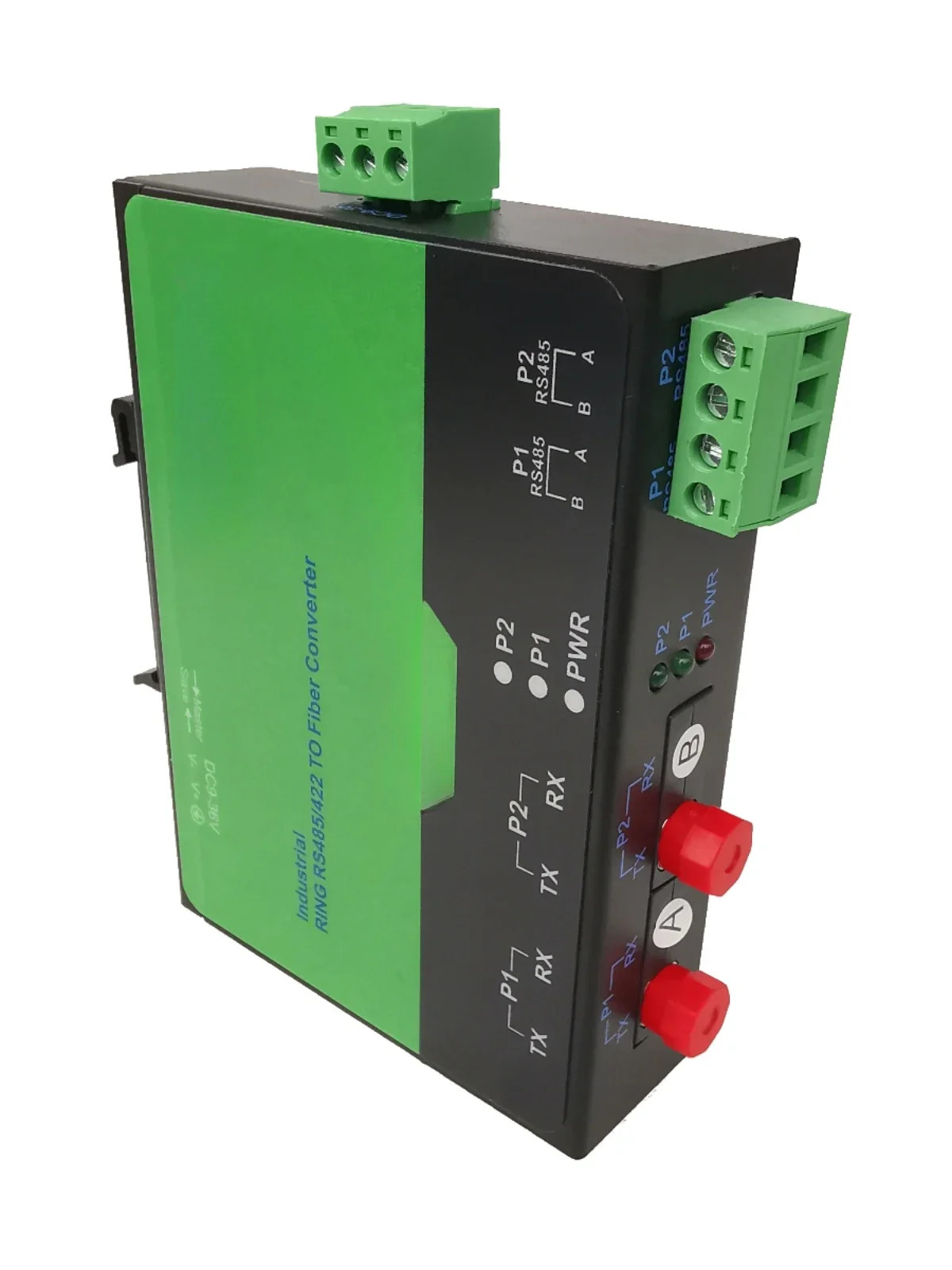 산업등급 양방향 RS485 광 트랜시버 485 링 네트워크 Modbus-광섬유 OPC3152S1