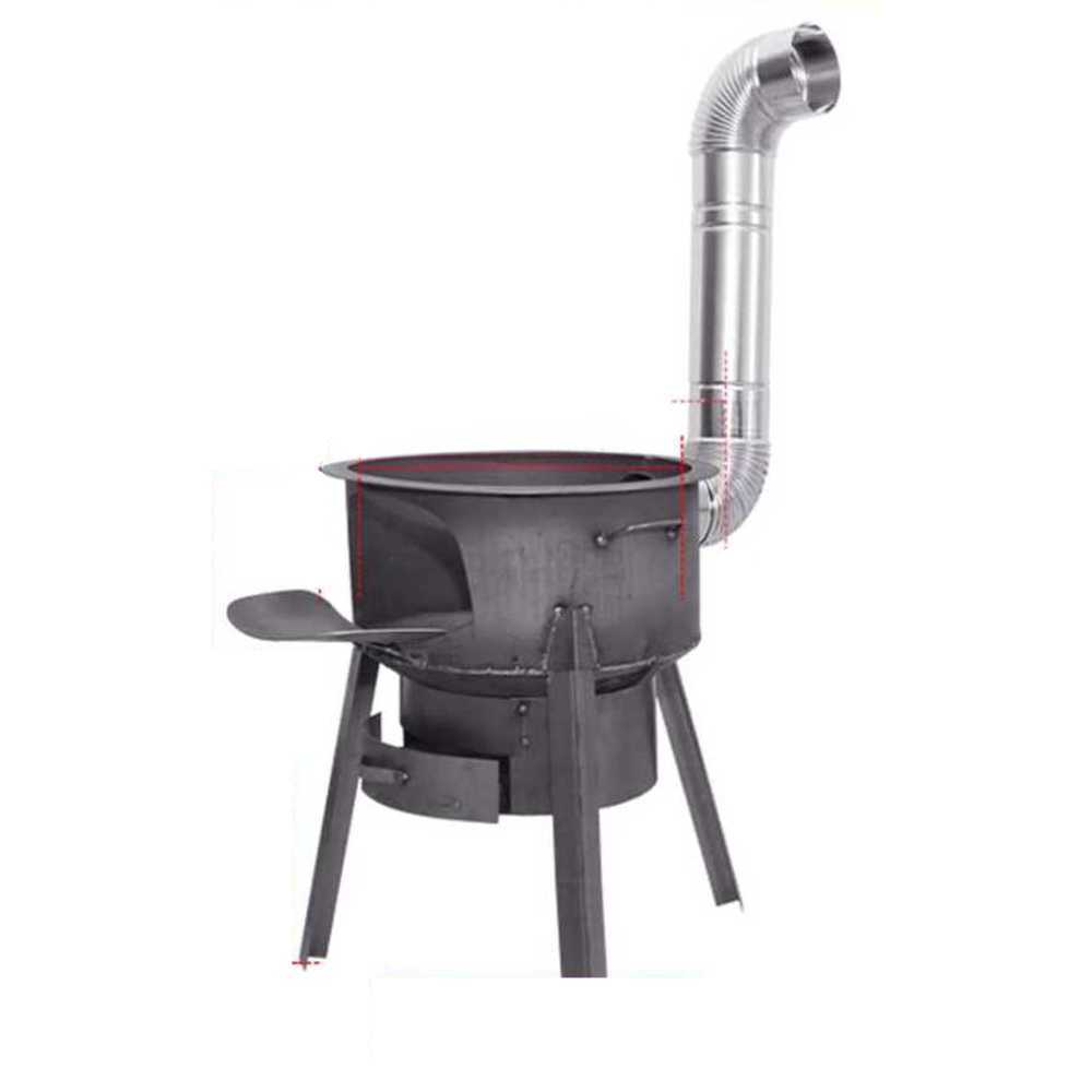 가마솥화덕 다기능 옛날 야외 화구 아궁이 주물 시골 40cm - 상품 이미지