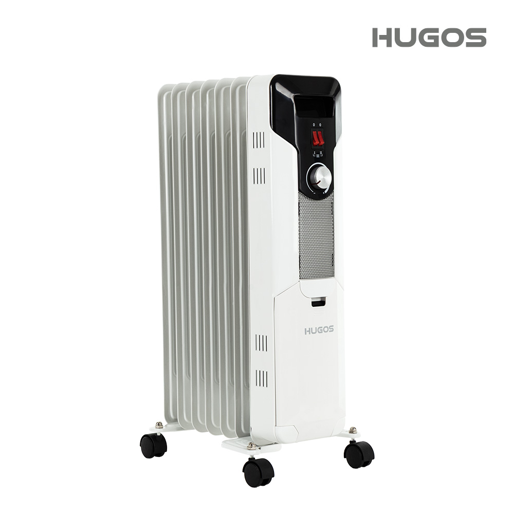 휴고스 라디에이터 가정용 전기히터 욕실 BHO-090BZ(9핀)