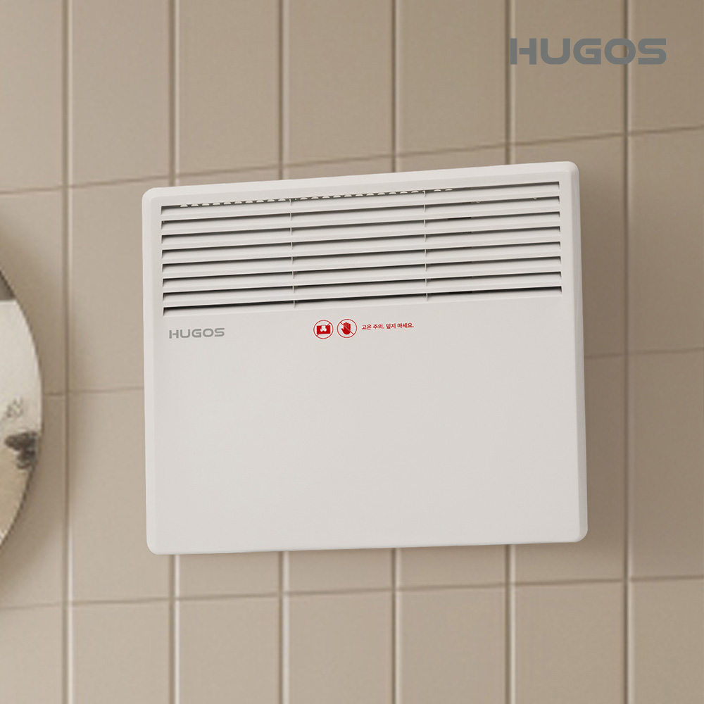 휴고스 전기 컨벡터히터 컨벡션 가정용난로 동파방지 컨벡션 벽걸이 BHA-H150