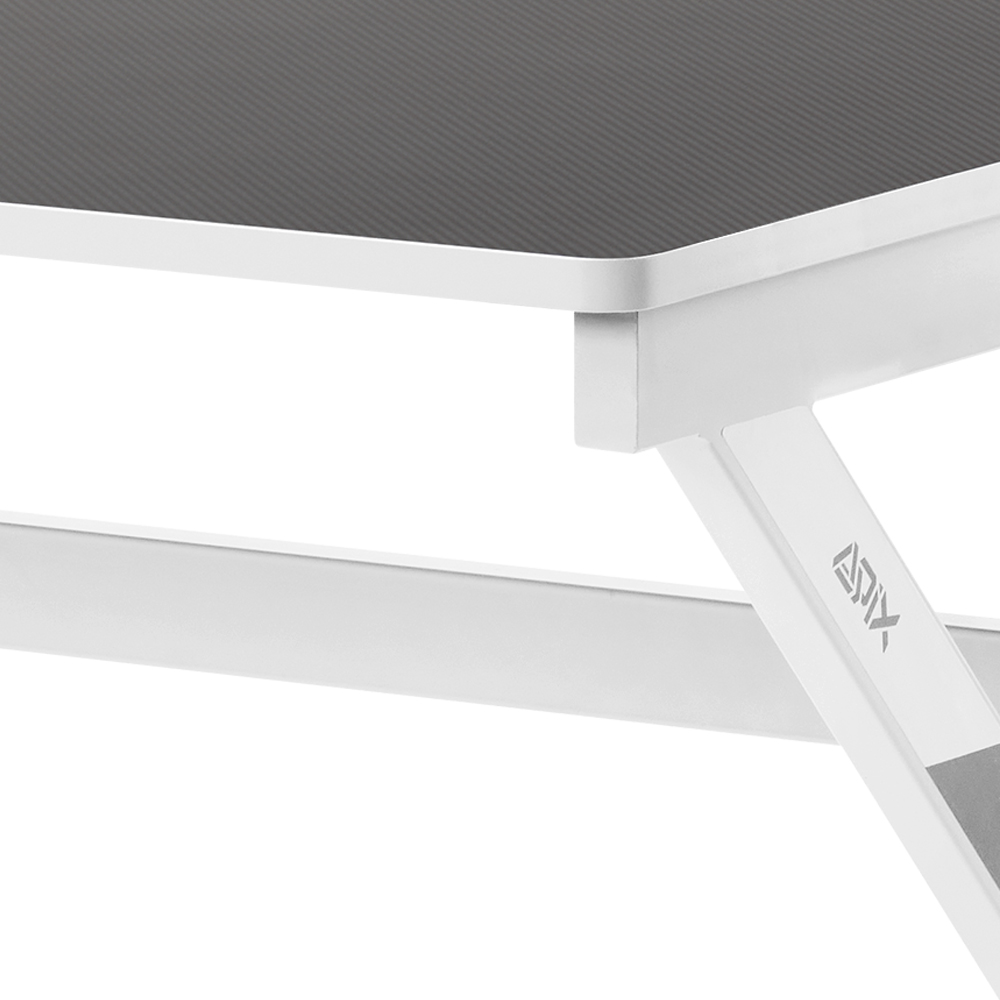 1인용 컴퓨터 게이밍 책상 GD001 1200 화이트 1200x600