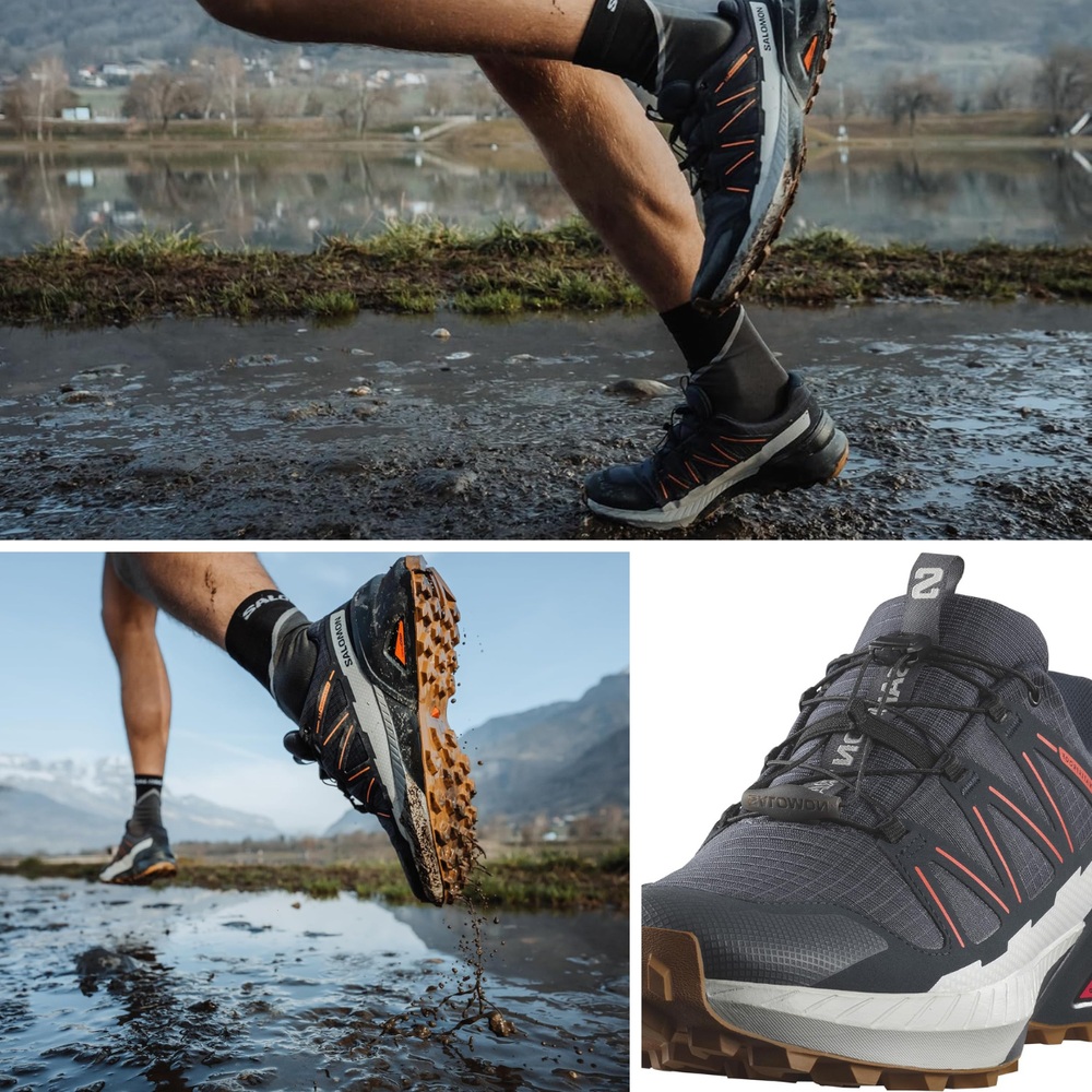 살로몬 스피드크로스 피크 남성 등산화 트레일 러닝화 방수 접지력 쿠션성 - 상품 이미지