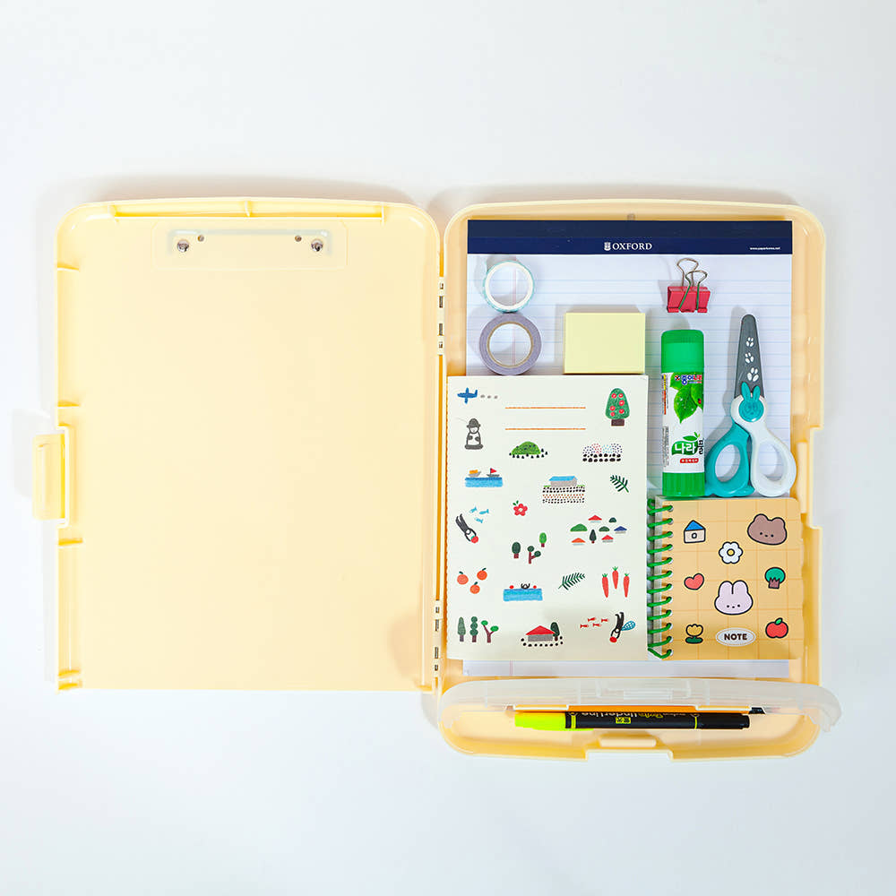 [미소쌤] A4 멀티 파일케이스 클립보드 클리어파일 파일철 벽걸이 실사용 후기 | 효과 있을까? - 대표 이미지