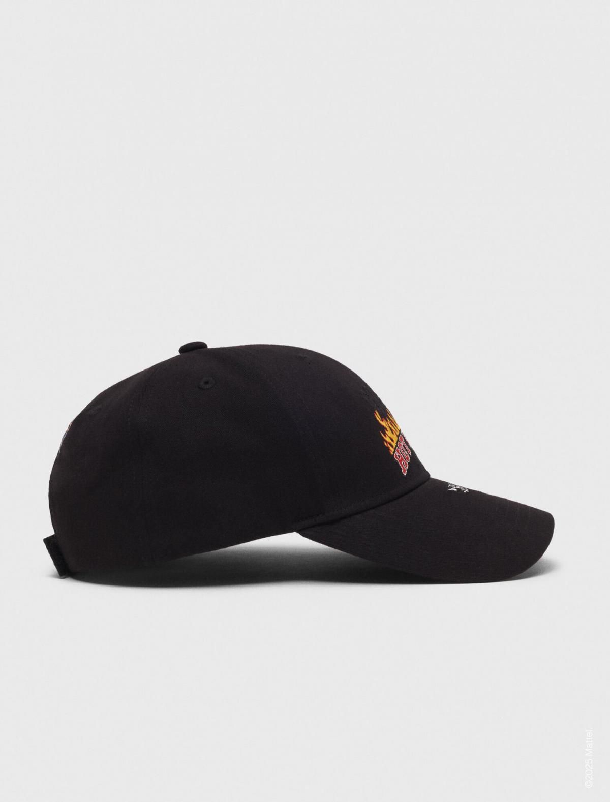 마쥬 레이싱 플레임 자수 캡모자 3661601964855 SCHWARZ - 상세 이미지 3