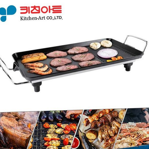 다용도 전기 그릴 팬 바베큐 전기 그릴 통주물 무연