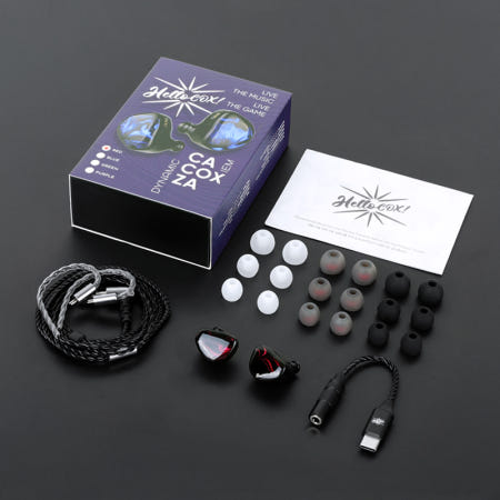 COX KIWI Ears X COX 카콕자 10mm 베릴륨 드라이버 이어폰 C타입 DAC젠더포함