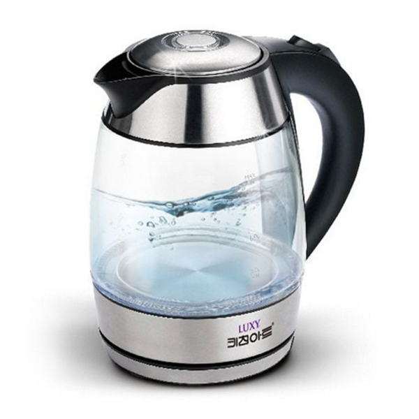 대용량 무선 전기 포트 투명 유리 무선포트 무선주전자 스테인리스 커피