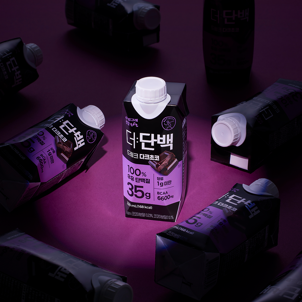 빙그레 더단백 드링크 다크초코 330ml 36팩 단백질음료 이미지 3