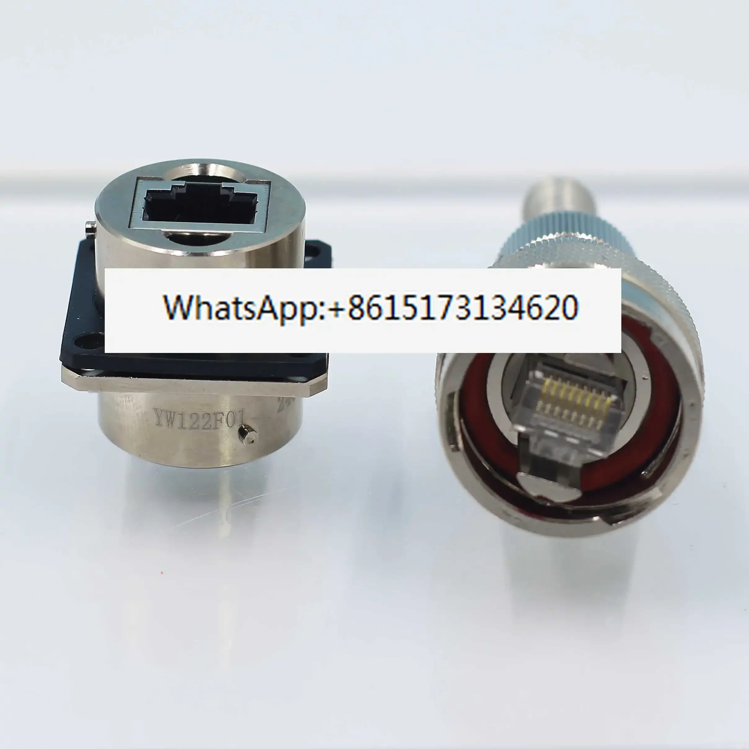 YW110F01-01 YW122F01 고속 네트워크 원형 커넥터 RJ45 포트 항공 플매트 카펫 러그 방수 IP67