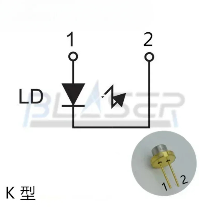10PCS 638nm 185MW 주황색 빨간색 레이저 다이오드 단일 모드 GH0631IA2GC