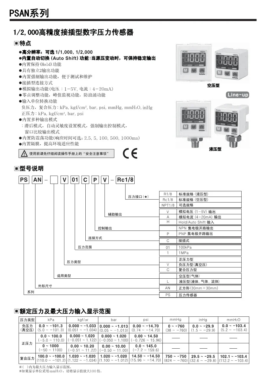 센서 BRP100-DDT BR400-DDT BRP100-DDT-P BR400-DDT-P