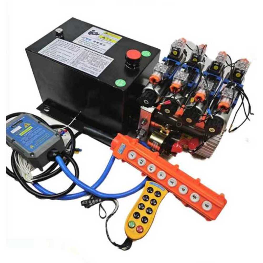 유압 유니트 모터 전동식 스테이션 파워 자동화 장비 12V 1.2kW 2방향 (원격) - 상품 이미지