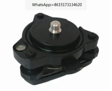 구심 검정색 Tribrach 토탈 스테이션 GPS GNSS5/8x11 마운트 회전 나사가 어댑터 캐리어