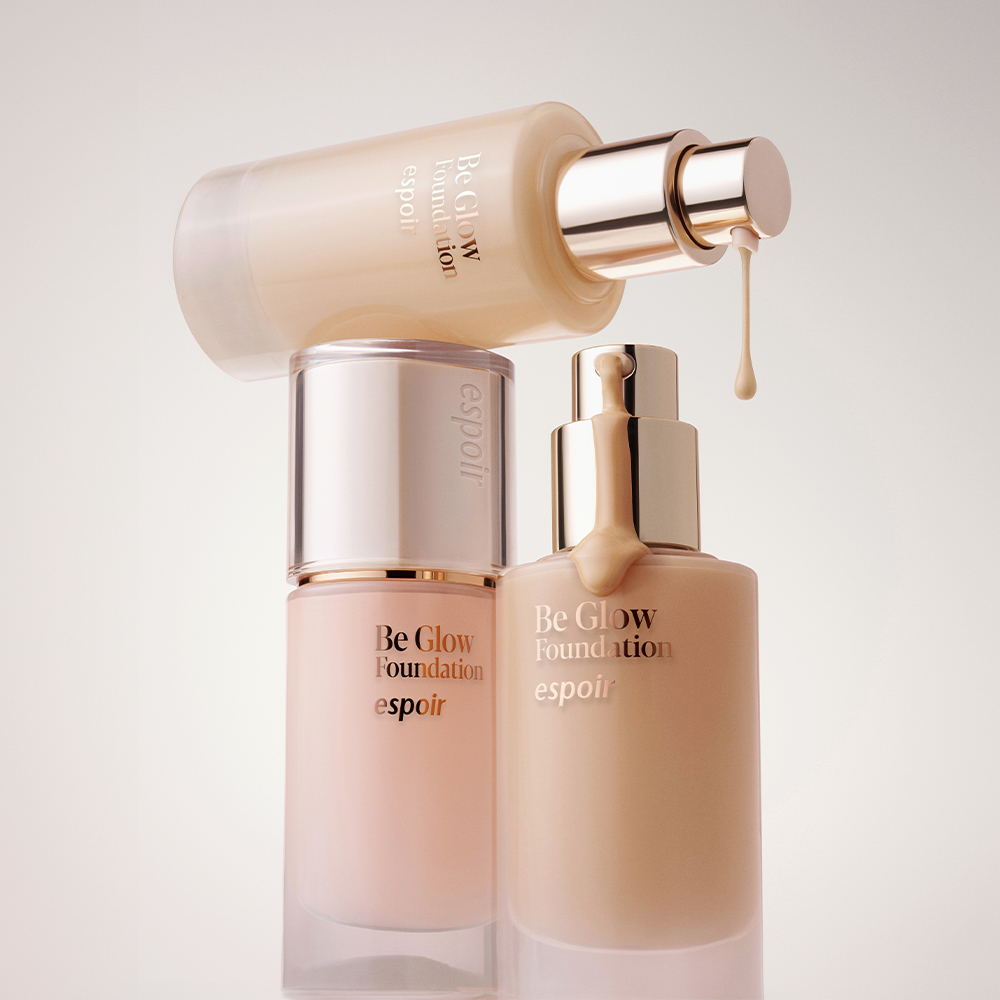 에스쁘아 비글로우 파운데이션 SPF27 PA++ 30g (GIFT: 트루 글로우 브러쉬 + 핸디 스폰지 + 미니 파데 #웨딩피치)