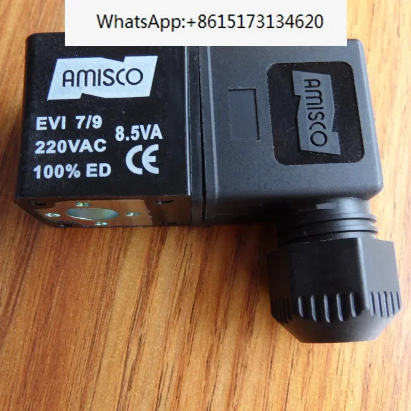 전자기 밸브 코일 EVI7/9AC220V5VA6V8.5VA 4V210 투명 검정색 정션