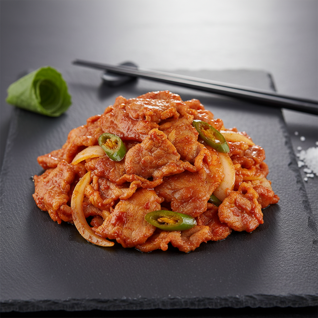 제육볶음 500g 단짠 매운 맛 간편한 밥도둑 반찬 밀키트 금상첨육 2개 - 상세 이미지 2