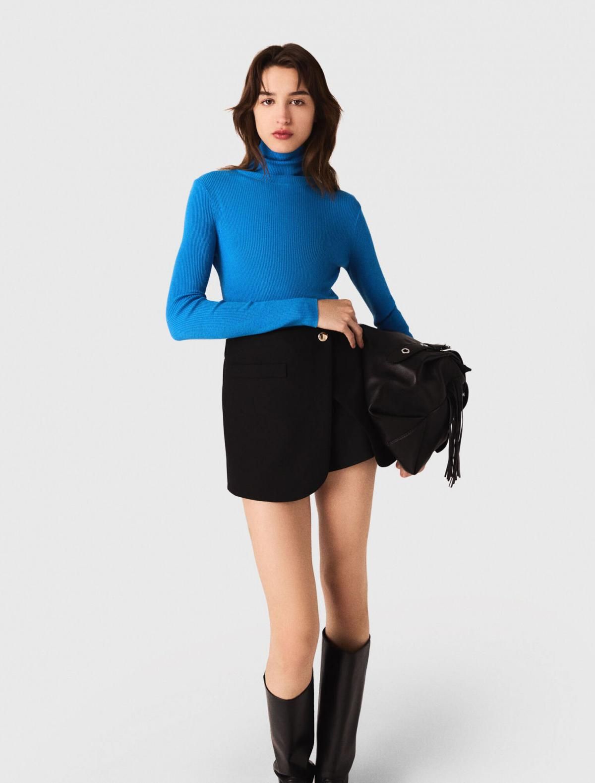 마쥬 테크니컬 랩 미니 스커트 팬츠 블랙 3661601982477 SCHWARZ - 상세 이미지 5