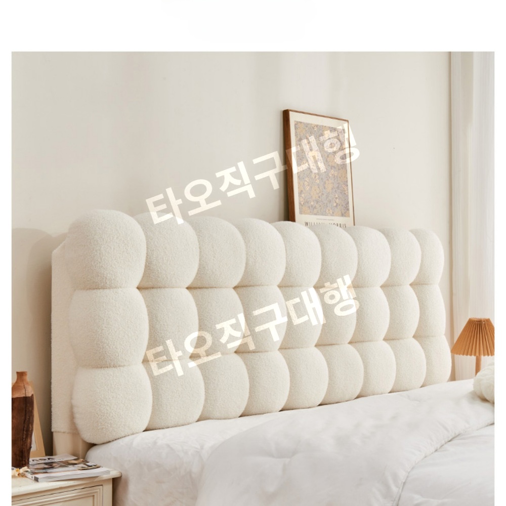 침대벽가드 대형 벽쿠션 보드 등받이 헤드쿠션 등쿠션 커버 쿠션 보호 머리맡 머리 - 상품 이미지