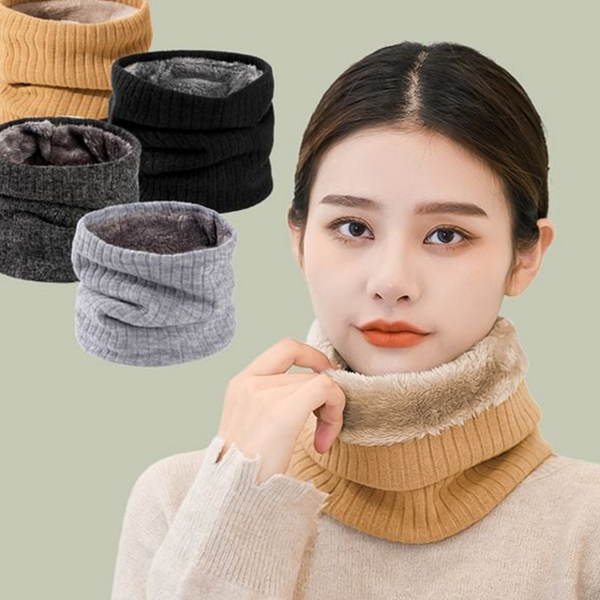 부드러운 넥 워머 방한 목 토시 목도리 겨울용 남성 기모 - 메인 이미지