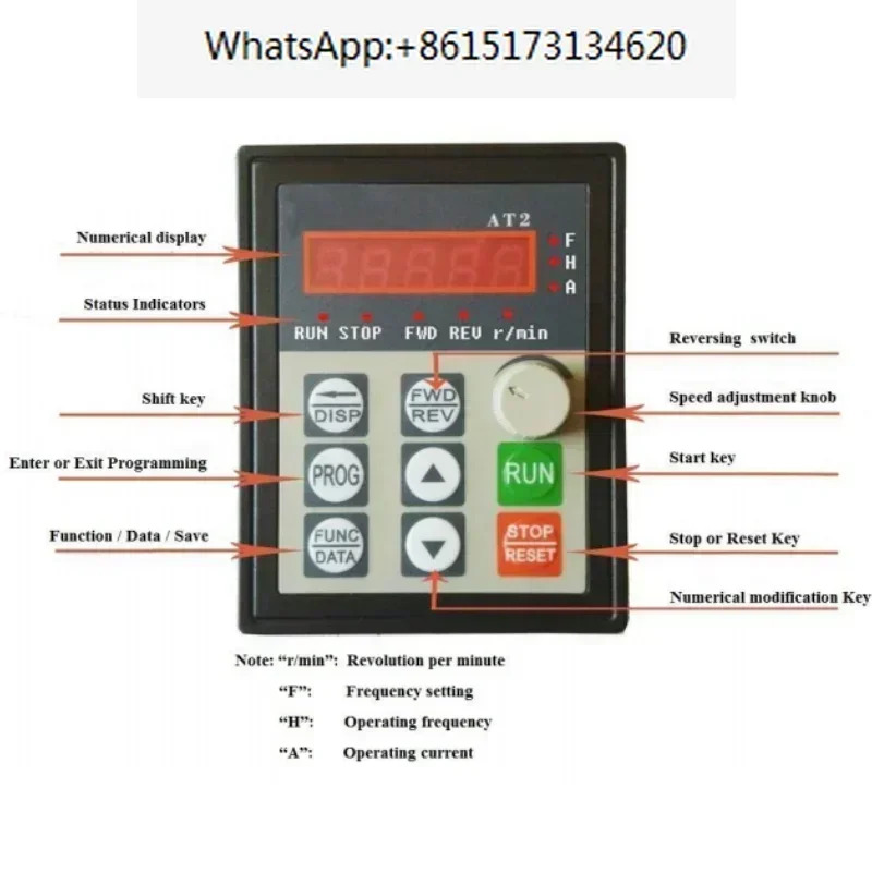 정압 급수220V 1PH 1.5KW VFD 단일 입력 콘센트 주파수 변환 속도 컨트롤러