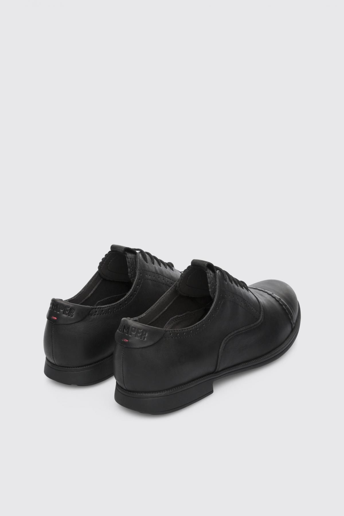 캠퍼 클래식 레더 옥스포드 슈즈 Mil 21492-040 BLACK - 상세 이미지 3