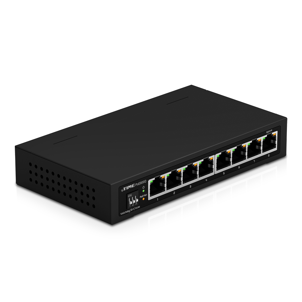 ipTIME 스위칭허브 POE800Q 8포트 사무실 네트워크 인터넷 분배 - 상세 이미지 3