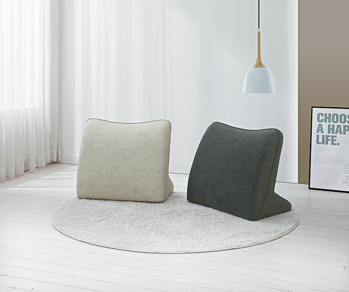 따숨마루 침대 쇼파 겸용 허리 1인 삼각 등받이쿠션