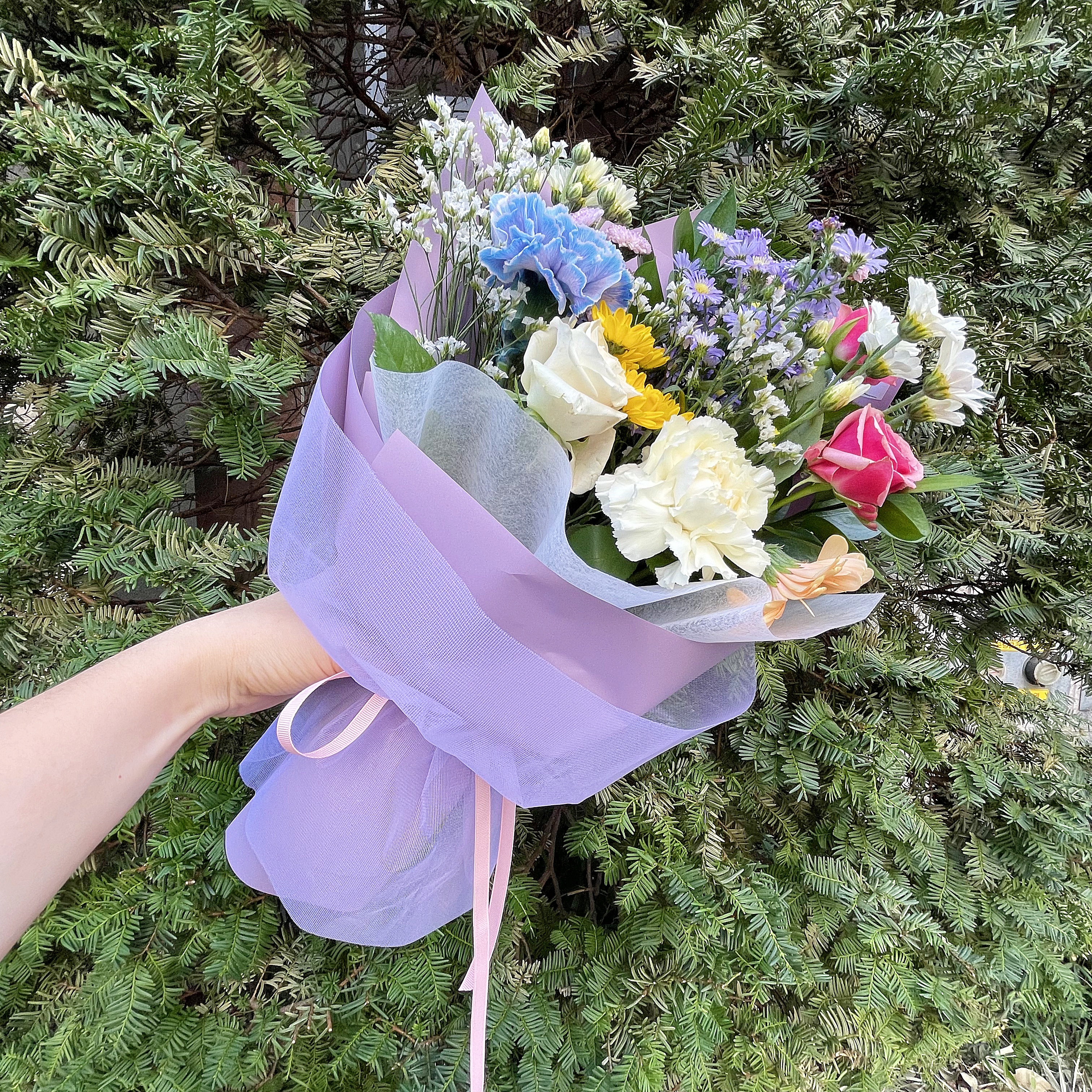 플로민스 생화 꽃다발 예약 8월 제철꽃 꽃정기구독 꽃시장 꽃배달 싼곳 생화배달 - 상세 이미지 3