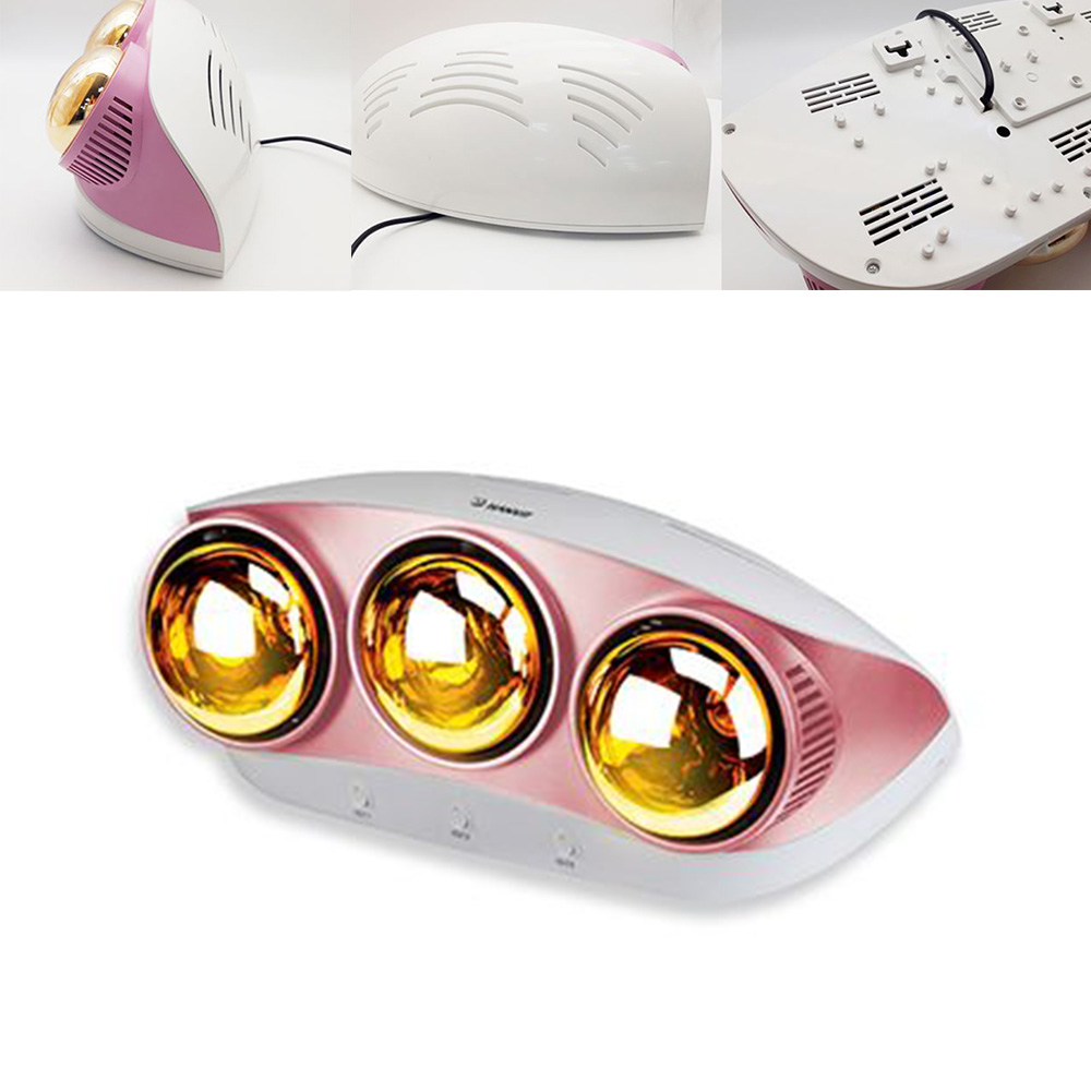 욕실 3구 전기히터 체온유지 습기제거 난방 복사열 전구식