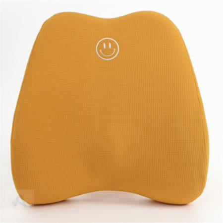 알리바니협력사 알리바니스토어 사무용의자등받이쿠션 메모리폼 의자 등받이 옐로우